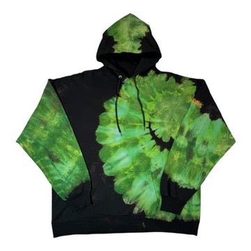 Nyraah Customs "Golden Ratio Swirl Reverse Tie-Dyed Ice-Dye Hoodie (Size X-Large)