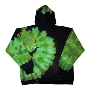 Nyraah Customs "Golden Ratio Swirl Reverse Tie-Dyed Ice-Dye Hoodie (Size X-Large)