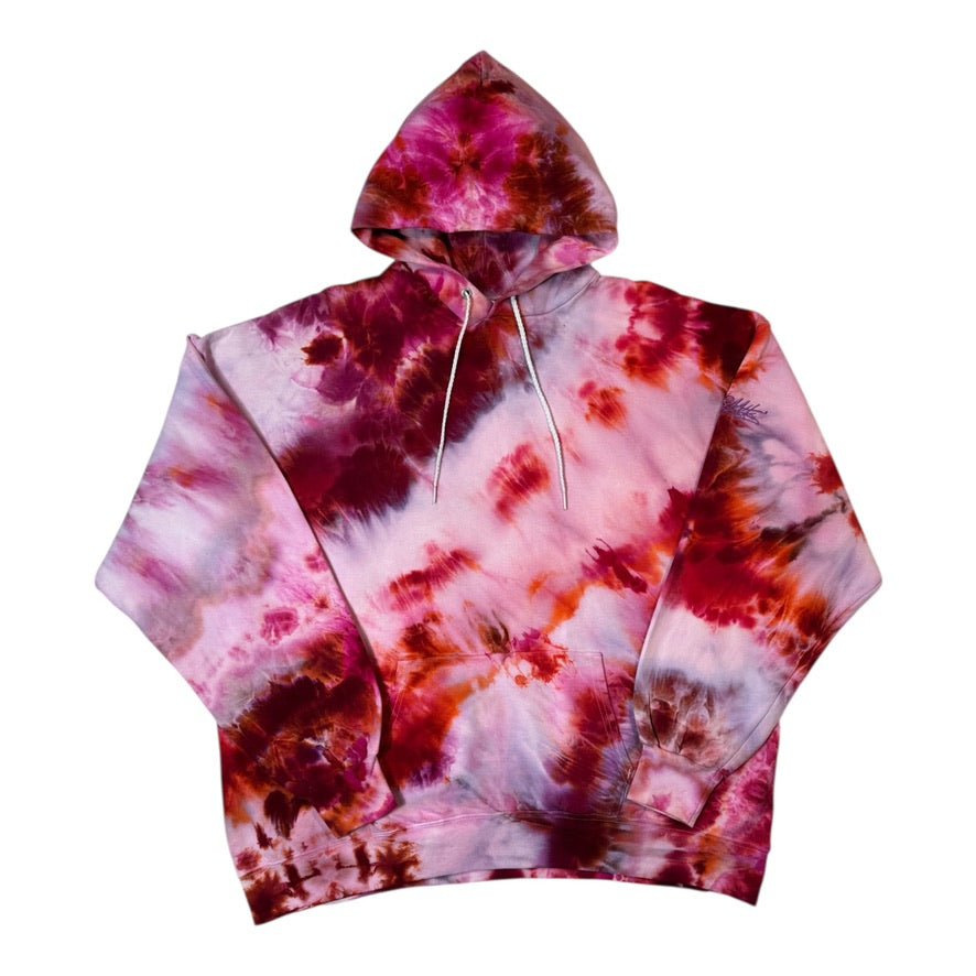 Nyraah Customs "Heartspace" Ice Dyed Hoodie (Size X-Large)