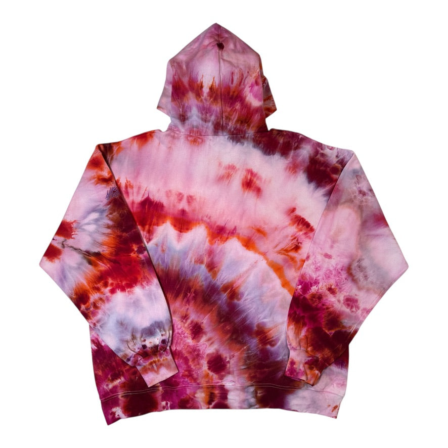 Nyraah Customs "Heartspace" Ice Dyed Hoodie (Size X-Large)