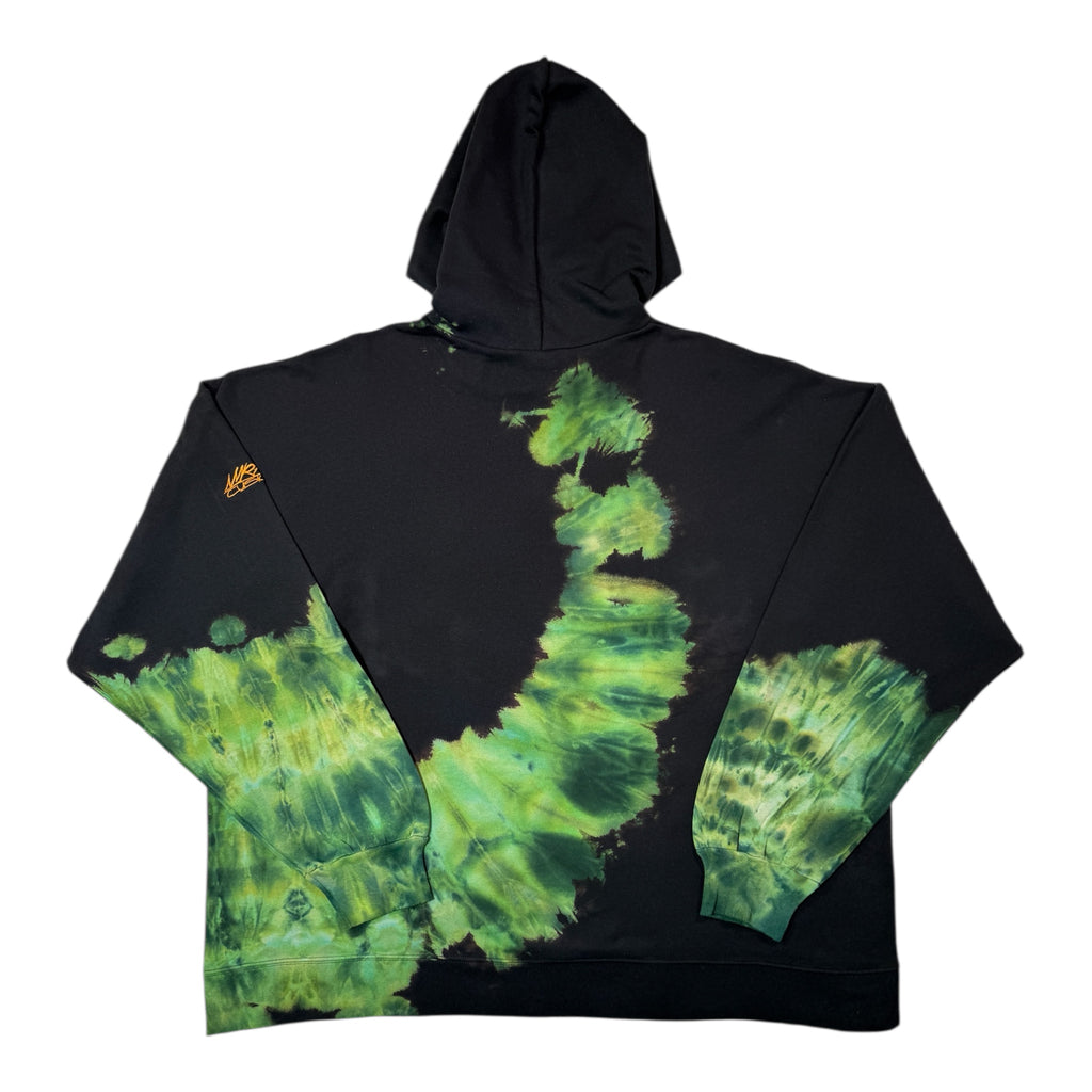 Nyraah Customs "Golden Ratio Swirl Reverse Tie-Dyed Ice-Dye Hoodie (Size 3X-Large)