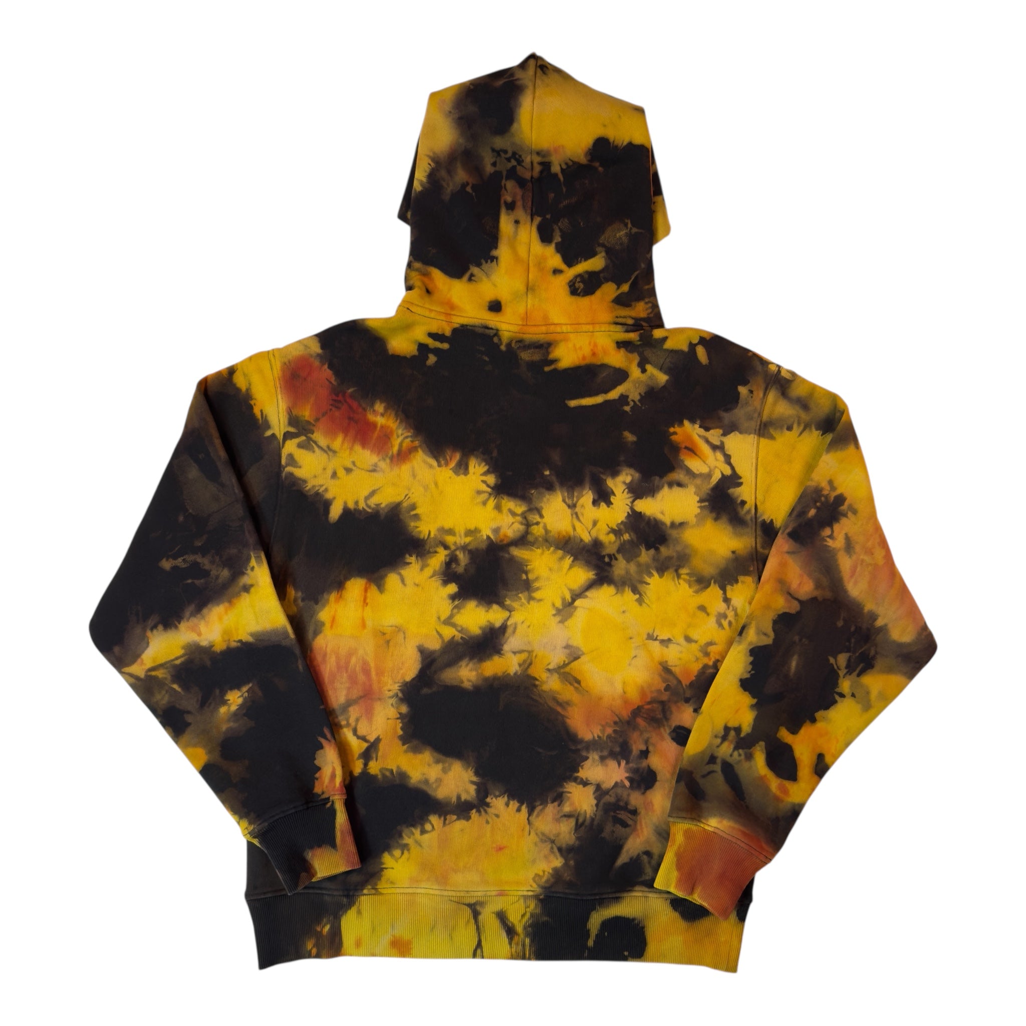 Nyraah Customs "Golden Chaos" Ice Dyed Hoodie (Size Medium)
