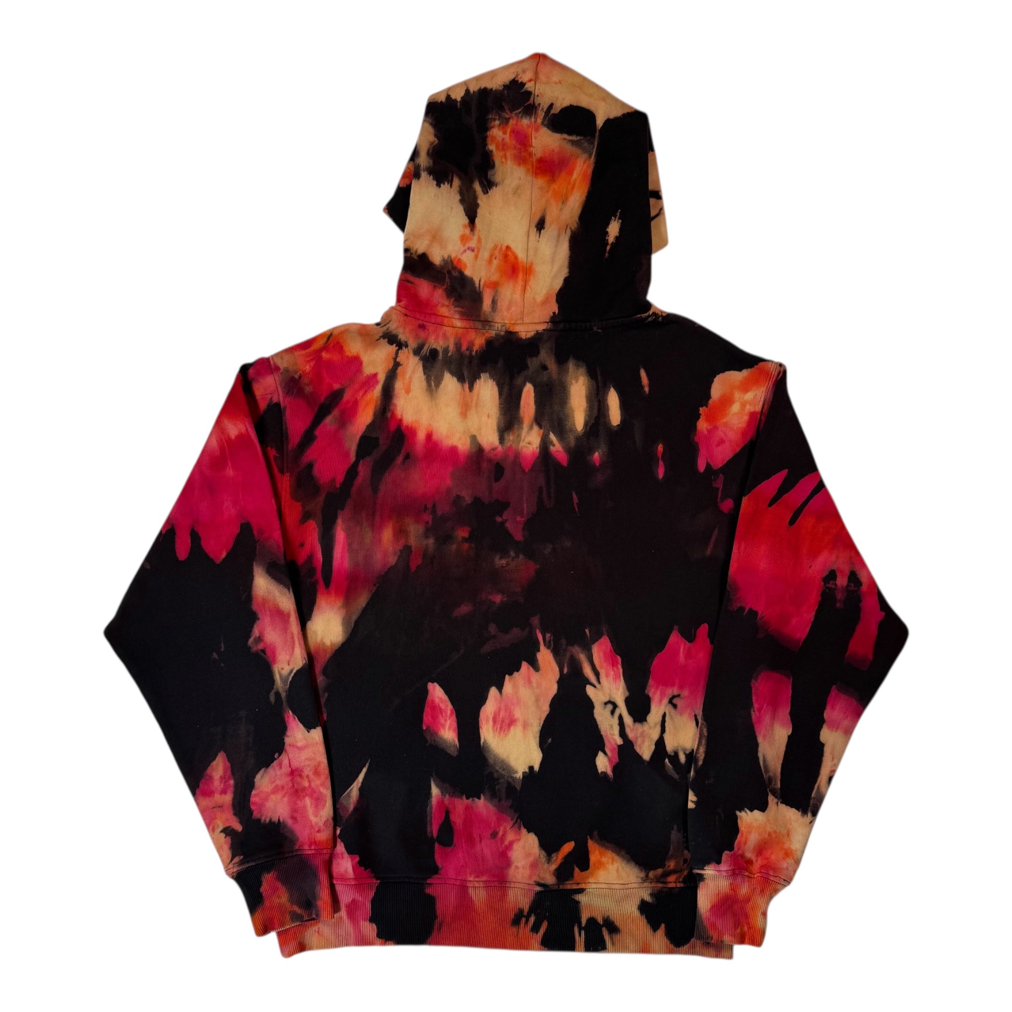 Nyraah Customs "When the Sky Caught fire" Ice Dyed Hoodie (Size Medium)