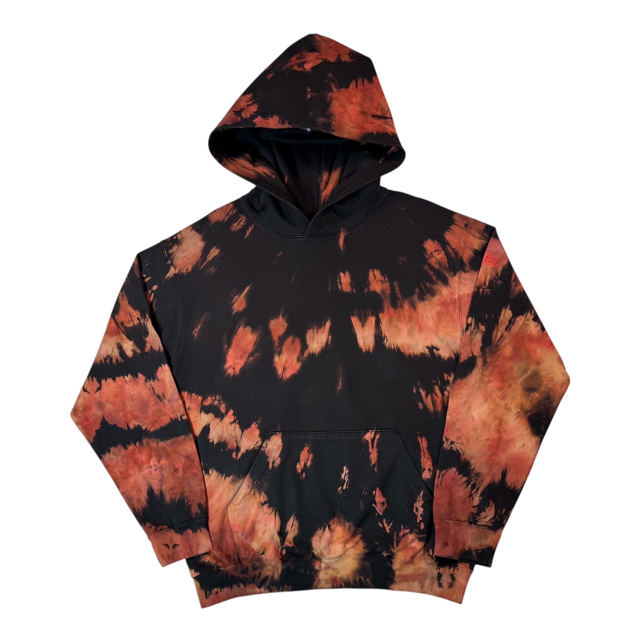 Nyraah Customs "Cooper Smoke" Ice Dyed Hoodie (Size X-Large)