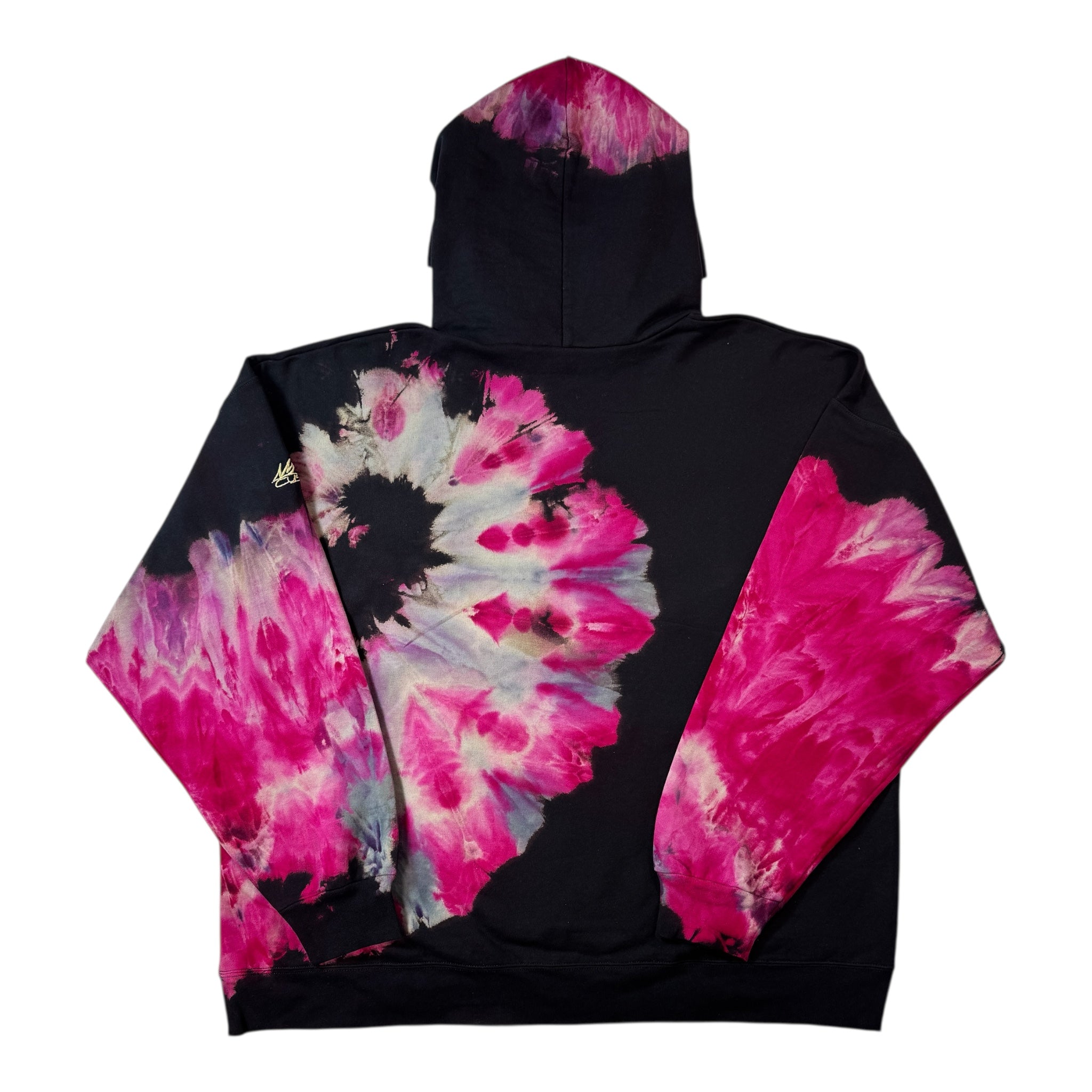 Nyraah Customs "Golden Ratio Swirl Reverse Tie-Dyed Ice-Dye Hoodie (2X-Large)