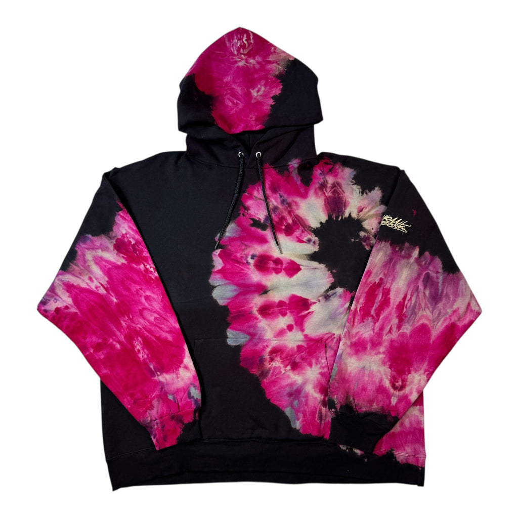 Nyraah Customs "Golden Ratio Swirl Reverse Tie-Dyed Ice-Dye Hoodie (2X-Large)