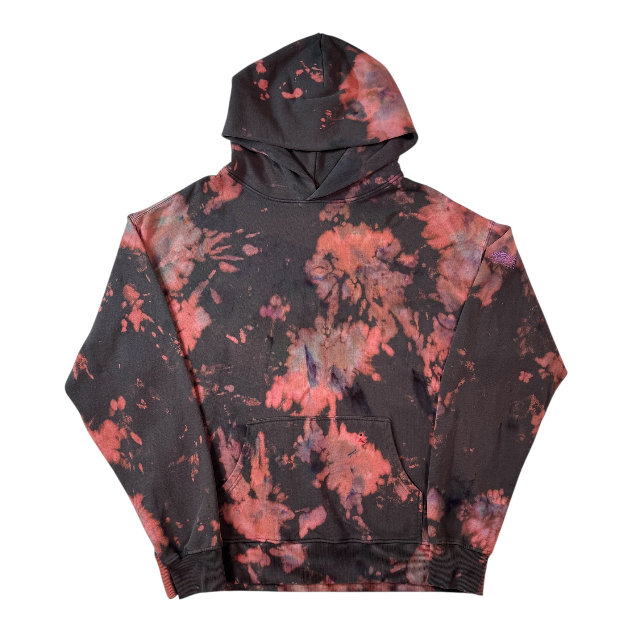 Nyraah Customs "Ember Flow" Bleach Dyed Ice Dyed (Size X-Large)